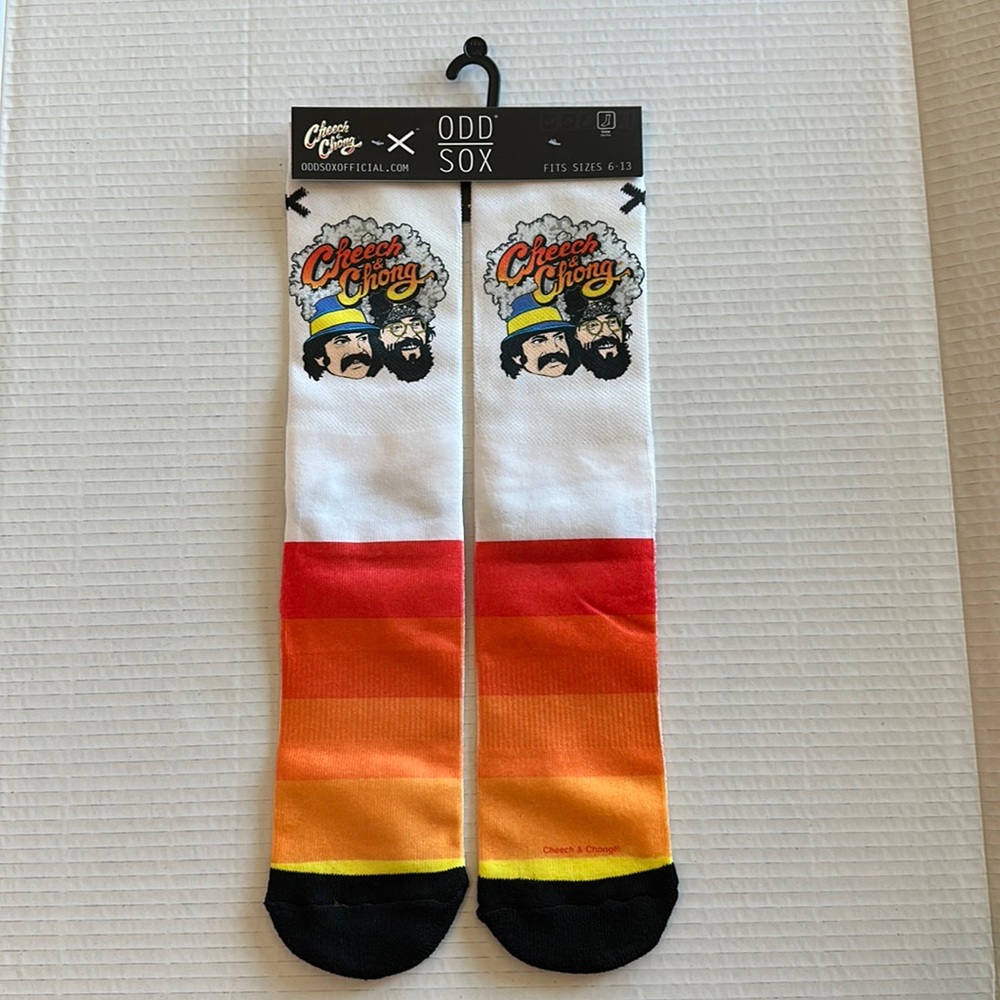 Classic Novelty Warm Cheech & Chong crew socks